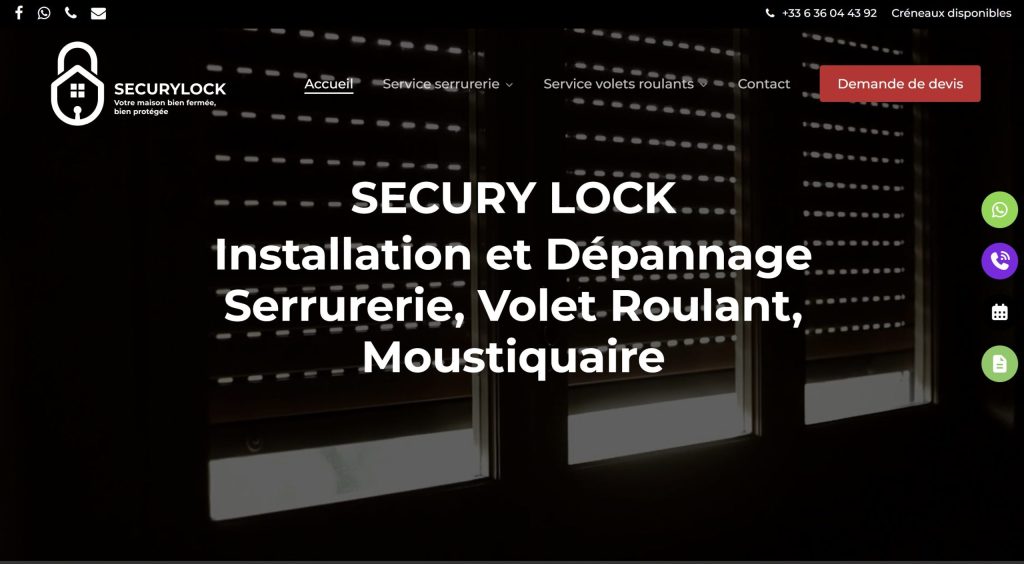 Site Internet Secury Lock