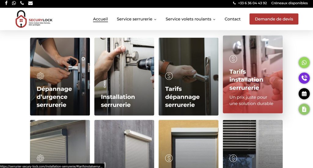 Site Internet Secury Lock