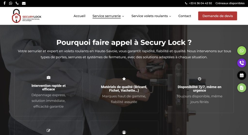 Site Internet Secury Lock