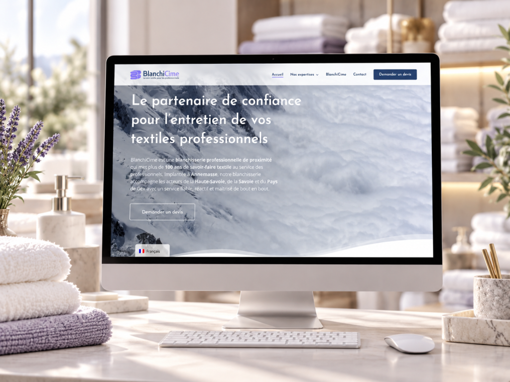 Site internet BlanchiCime